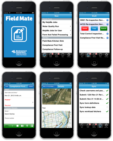 Field Mate app for iOS