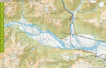 NZ Topo Map website